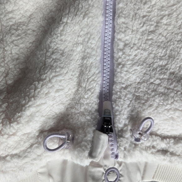 Free People Movement-Women M Ivory Sundown Fleece Sweatpants Oversized - Picture 5 of 8